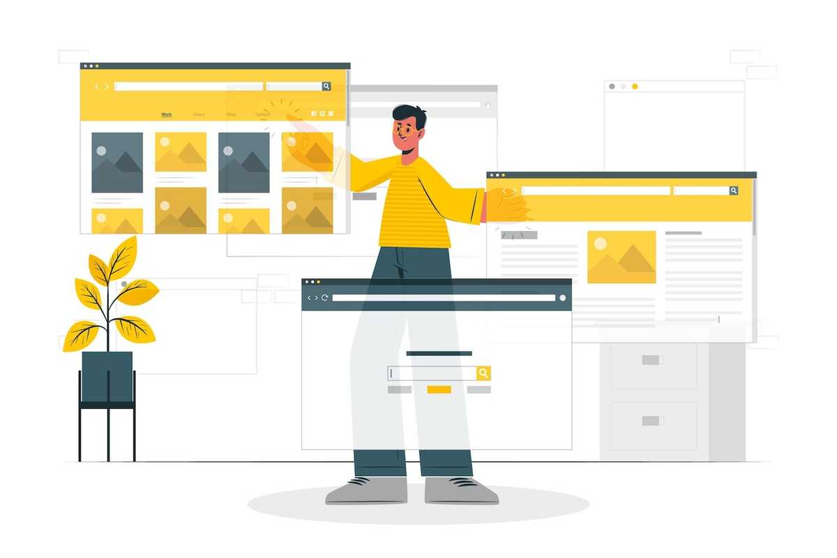 Construção de um sistema web com imagens e textos.